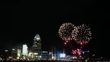 Cincinnati Post Game Friday Night Fireworks In Hyperlapse...4-24-2015