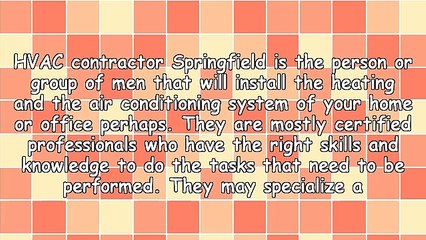 Points To Remember When Getting HVAC Contractor