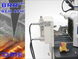 Scanning extreme locations with the DME BRR microscope, a hybrid SEM AFM