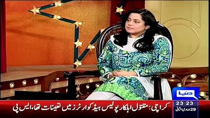 Hasb E Haal with Azizi 18 April 2015 Part 2 of 5 - Dunya News
