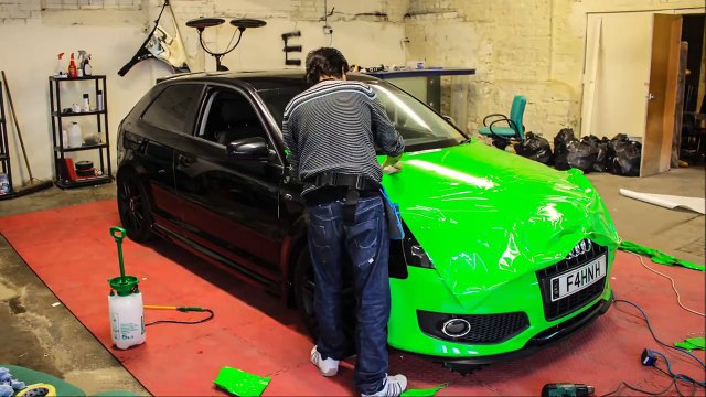 Audi A3/S3 Hexis HX20369B Apple Green Wrap