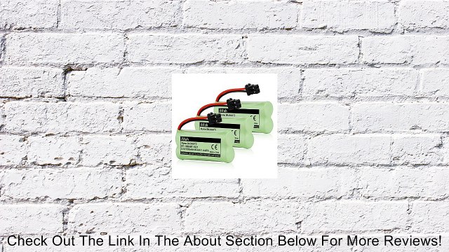 3-Pack iMah Ryme B4 Rechargeable Cordless Phone Battery for BT-1021 BT-1025 BT-1016 BT-1008 BBTG0798001 BBTG0734001 Uniden DECT2080-3 D1361 D1484-4 D1484-3 D1484-3 D1484 D1780 DCX170 DECT 6.0 Home Handset Telephone Review