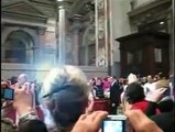 Attack on pope Benedict XVI during Christmas Mass: Pope fell to the floor