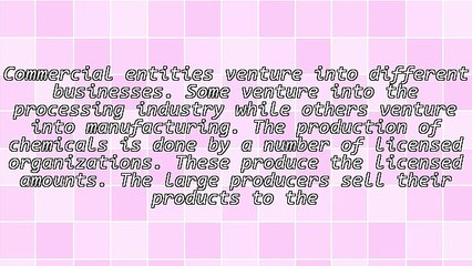 A Brief Analysis Of The Surplus Chemical Buyers