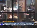 Starbucks gives away free coffee to thousands