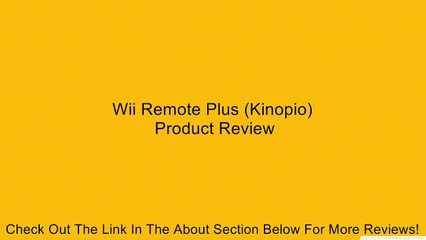 Wii Remote Plus (Kinopio) Review