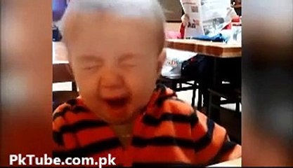 When Babies Taste Lemon for the First Time