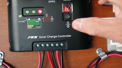 Load control Programming feature of the EPRC solar charge controller AVI