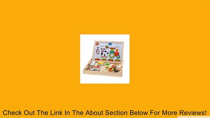 Baby Toys Multifunctional Writing Board Magnetic Animal Puzzle Wooden Toy Review
