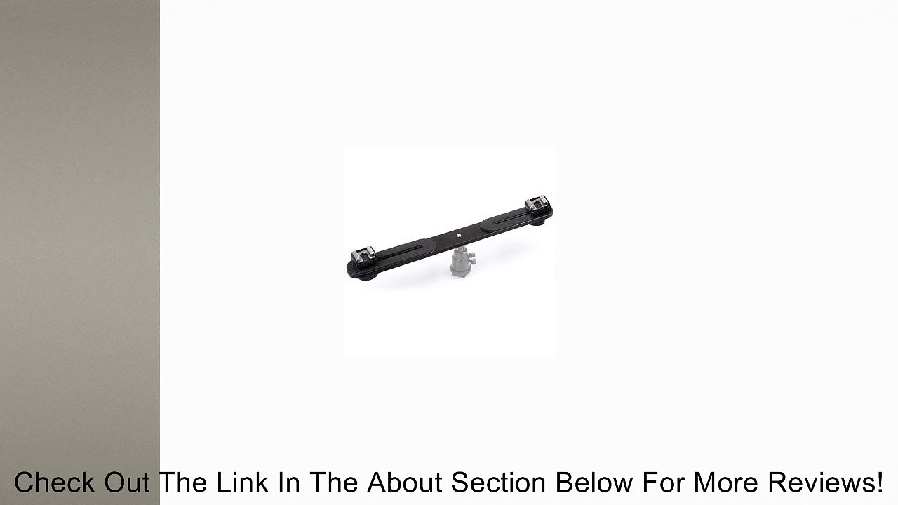 SUPON Support 2* Flash Camera Bracket Mount Screw 1/4" tripod with 2*hot shoe adapter Review