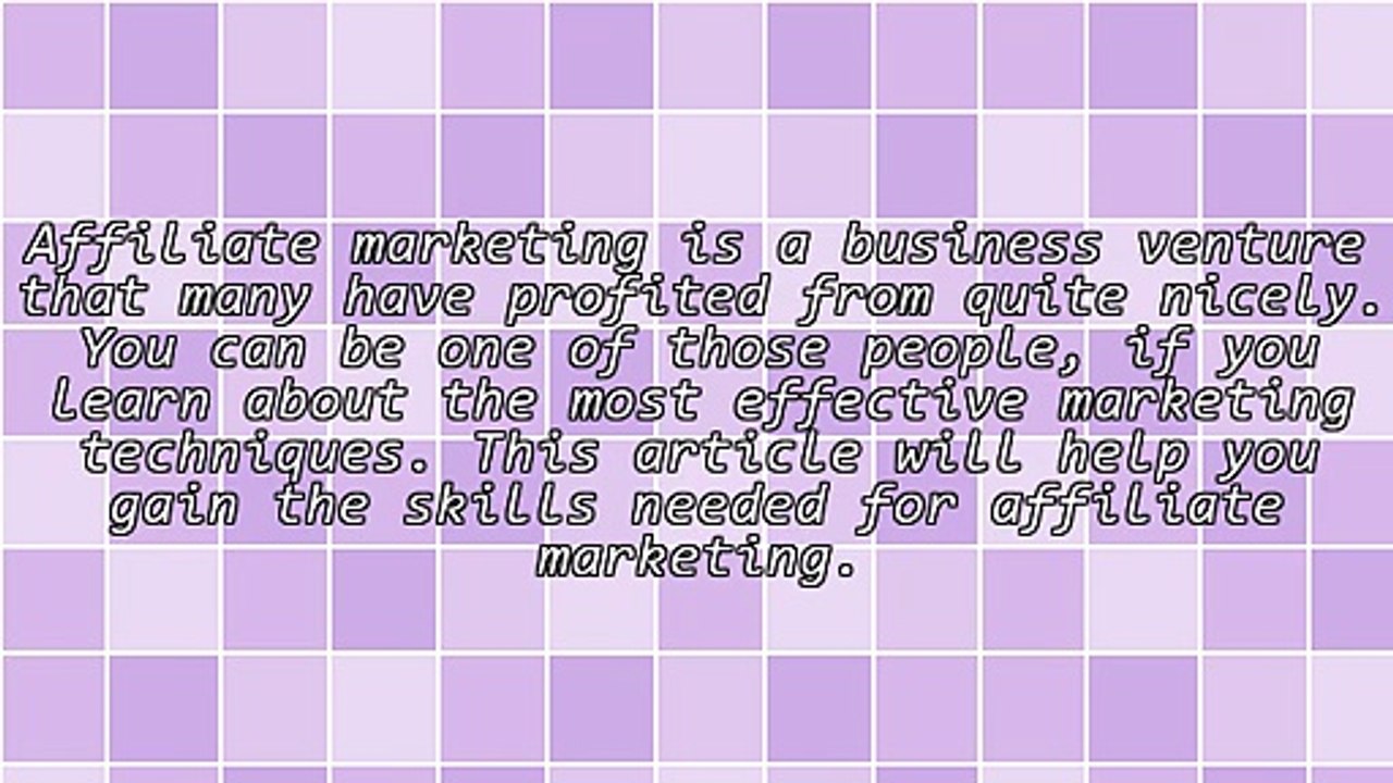 Improve Your Business With This Great Affiliate Marketing Advice!