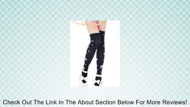 Jelinda Girl Lolita Star Castle Over Knee Thigh High Stocking Cosplay Coser Socks Review