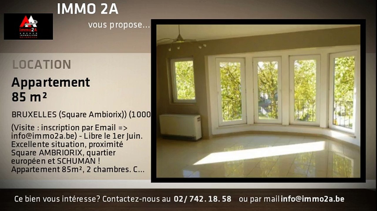 A louer - Appartement - BRUXELLES - BRUXELLES (Square Ambiorix)) (Square Ambiorix)) - BRUXELLES (Square Ambiorix)) (1000) - 85m²
