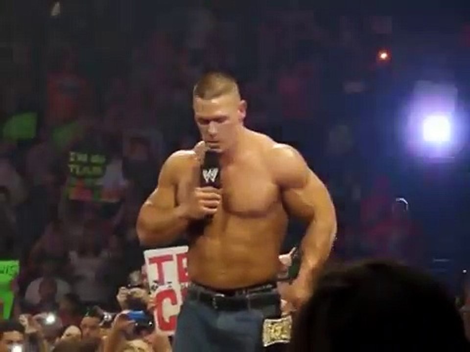 WWE John Cena Announces Osama Bin Laden Death at WWE Extreme Rules in tampa 5-1-2011