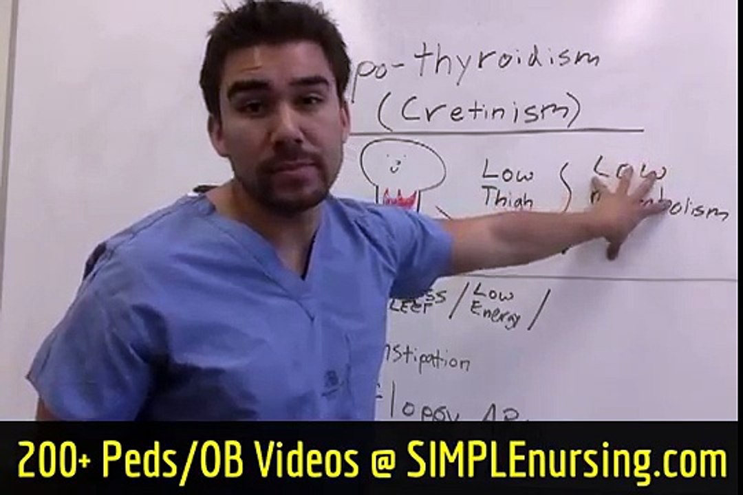 Hypothyroidism (CRETINISM) Pediatric Nursing