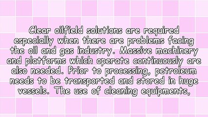 Relevant Information On Oilfield Solutions