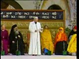 Comunità di Sant'Egidio - Incontro internazionale di pace ad Assisi 1986 con Papa Giovanni Paolo II