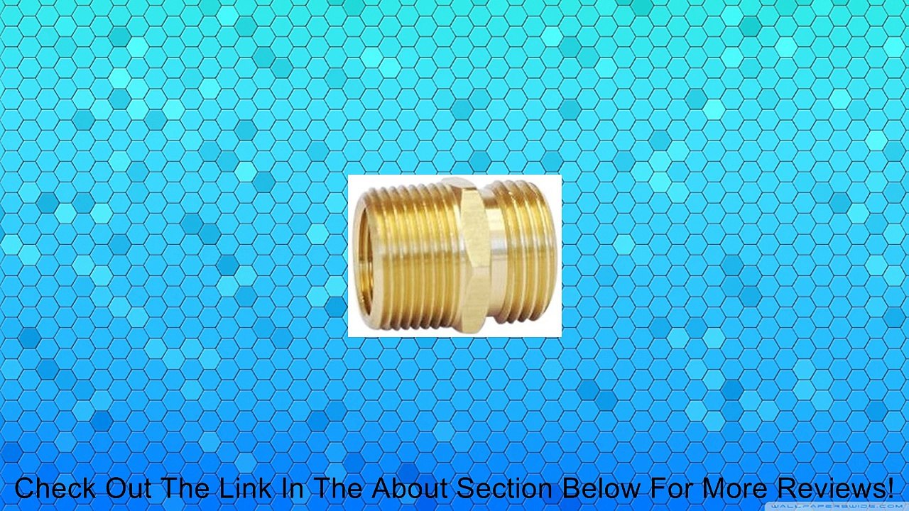 MettleAir 196-E 3/4" Garden Hose to 3/4" NPT Brass Coupler/Adapter/Connector (Pack of 10) Review
