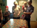 Soldier Wraps Himself as a Present For His Mom's Birthday. What a Surprise!!