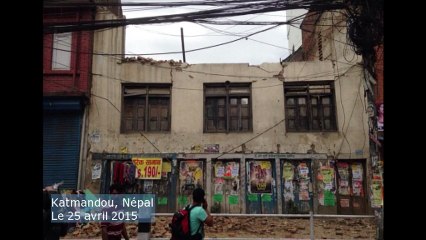 Un puissant tremblement de terre (7,9) frappe le Népal