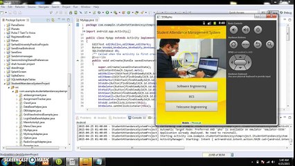 Student Attendance Management System Project Demo