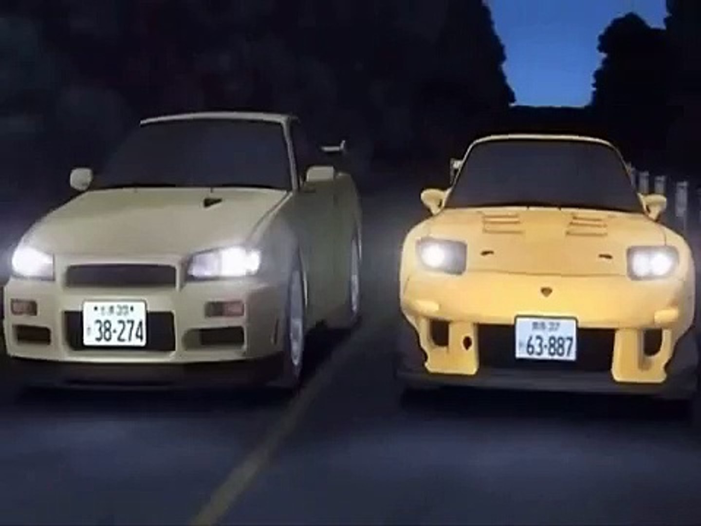 Initial D Rx 7 Vs Skyline Video Dailymotion