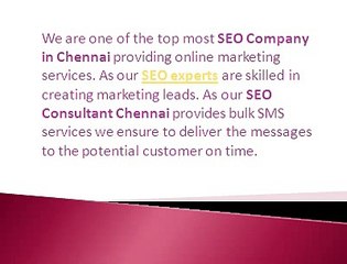 SEO Company in Chennai