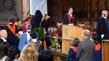 Academic procession at Edinburgh University graduation ceremony winter 2010