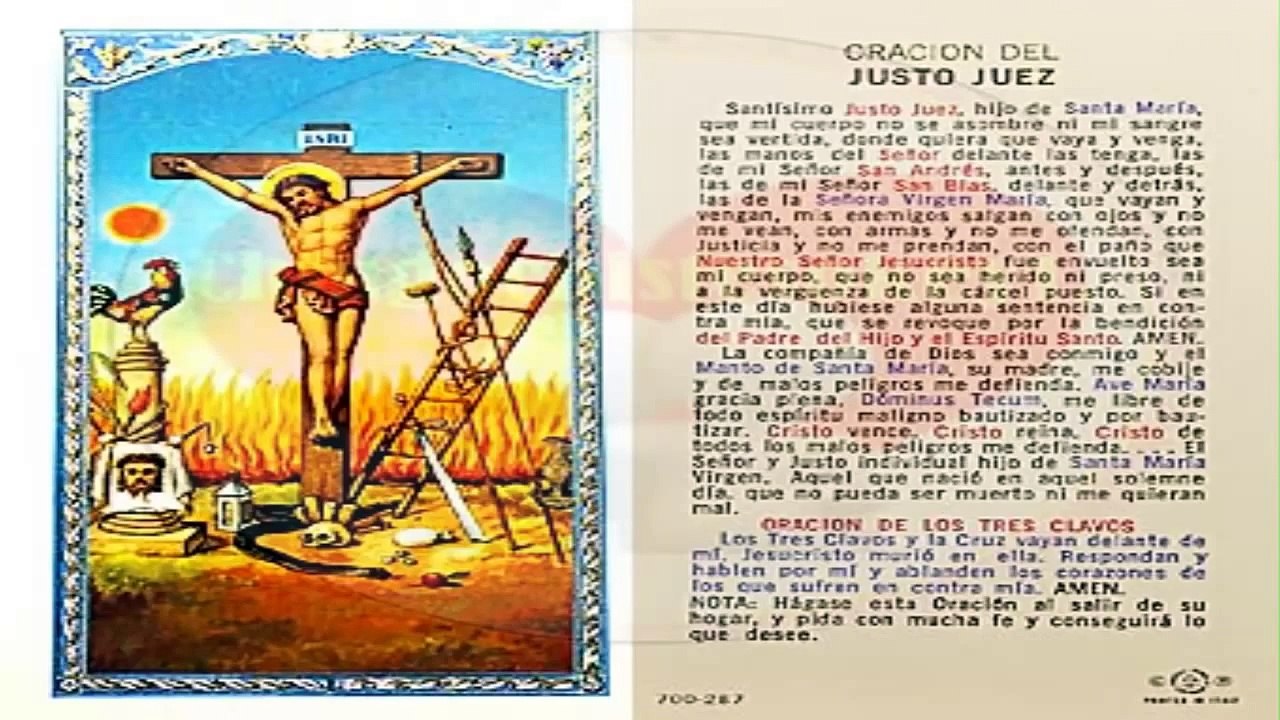 Oracion al Justo juez - video Dailymotion
