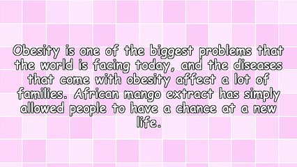 The Shocking Truth About African Mango Extract