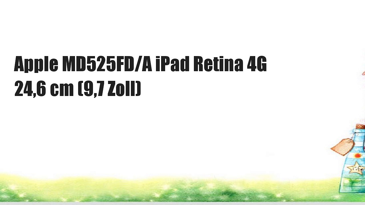 Apple MD525FD/A iPad Retina 4G 24,6 cm (9,7 Zoll)