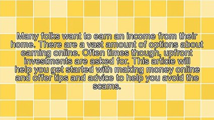 Make More Money Online With These Tips!