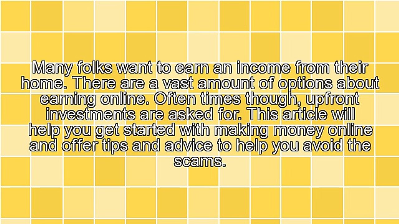 Make More Money Online With These Tips!