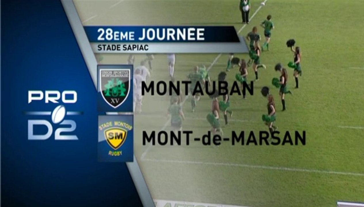 PRO D2 - Montauban-Mont de Marsan : 17-19 - J28 - Saison 2014-2015