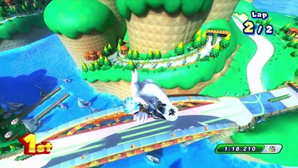 Mario and Sonic at the Sochi 2014 Olympic Winter Games - Legends Showdown Gameplay Event 4 (Wii U)