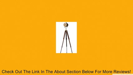 Designer Marine Floor Lamp Spotlight Nautical Studio Tripod Floor Search Light Review