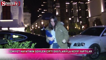 Didem- İzzet Antebi çifti dostlarıyla keyif yaptı