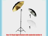 CowboyStudio Photography Photo Studio Flash Mount Three Umbrellas Kit with Light Stand
