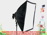 ALZO Large Softbox 24x24 for Porta Flash Speedlight - accommodates large flashes and speedlites