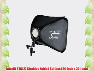 Interfit STR127 Strobies Folded Softbox (24-Inch x 24-Inch)