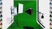 LimoStudio 3pcs 6x9 Chromakey Green Black White Screen Muslin Backdrops Background Support