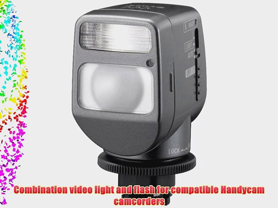 Sony HVL-HFL1 Combination Video Light and Flash for Camcorders
