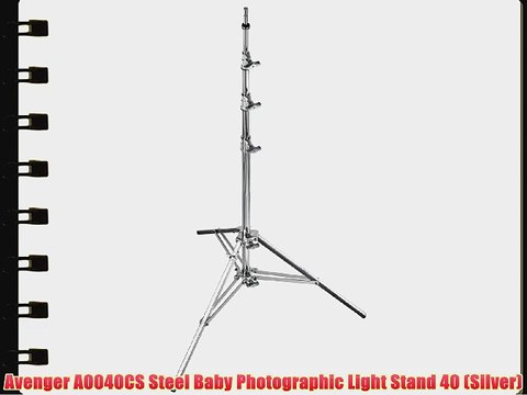 Avenger A0040CS Steel Baby Photographic Light Stand 40 (Silver)