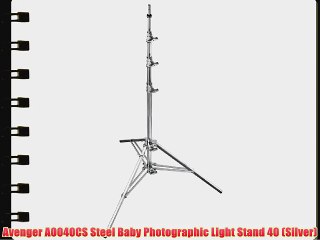 Avenger A0040CS Steel Baby Photographic Light Stand 40 (Silver)