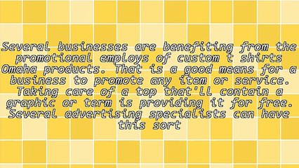 The Benefits Of Custom T Shirts Omaha
