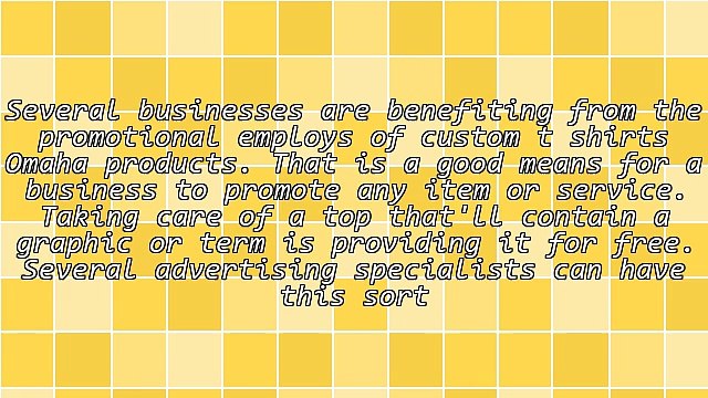 The Benefits Of Custom T Shirts Omaha