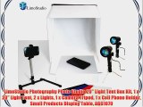 LimoStudio Photography Photo Studio 20 Light Tent Box Kit 1 x 20 Light Tent 2 x Lights 1 x