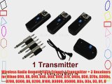 Wireless Radio Remote Flash Trigger 1 Transmitter   3 Receivers for Nikon D90 DX D90 D40 D60