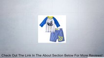 Just One You by Carter's Little Boy's Rash Guard and Swim Trunks Set - White & Blue Review