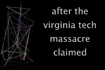 Topic: after the virginia tech massacre claimed